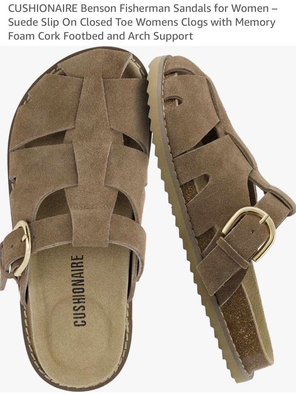 ▫️NWOT Suede Fisherman Tan Clog Sandals